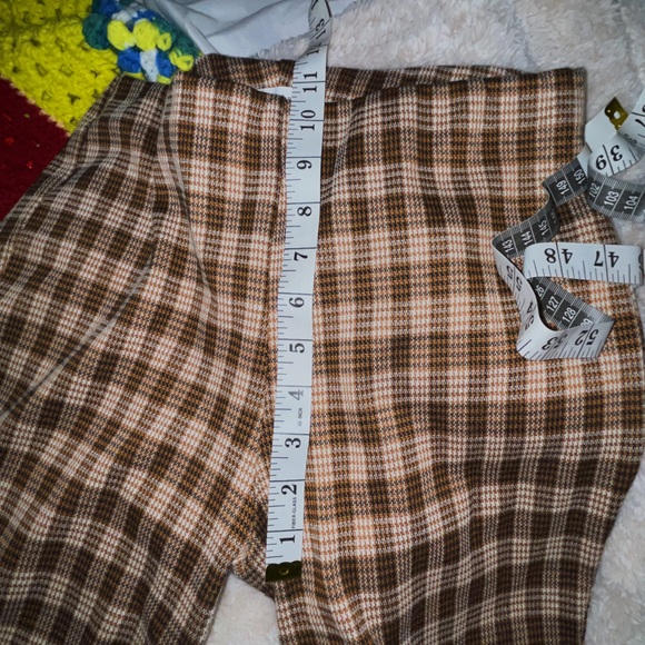 Gingham elastic waistband pants 🥧 size: 5 - Picture 3 of 6